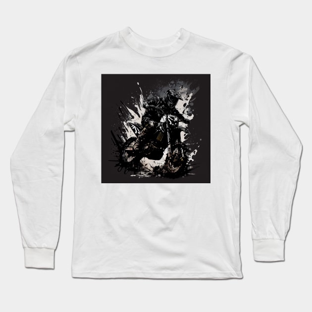 Motorcross Long Sleeve T-Shirt by FA_Store